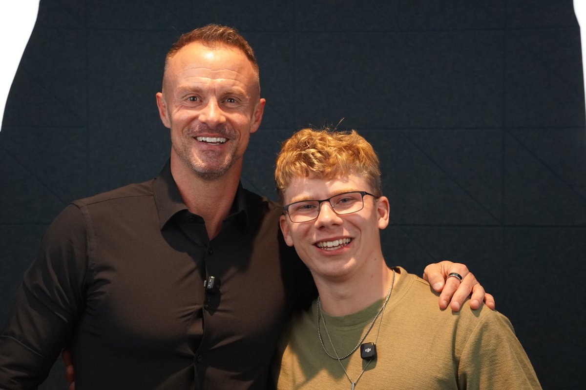 Jack Wagoner with Alan Stein Jr.